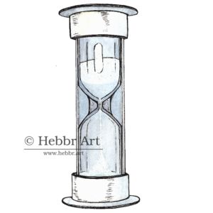 Illustratie Kleine zandloper