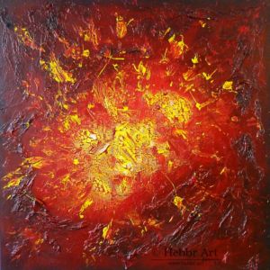 Schilderij Eruptie vulkaan